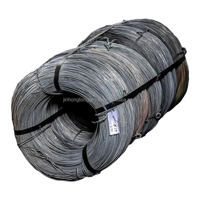 Q195 Q235 6,5 mm Χαμηλό άνθρακα θερμά ελατημένο χάλυβα σύρμα ράβδος μαύρο σύρμα ελατημένο για επεξεργασία τρύπησης και εξυπηρέτηση τρύπησης