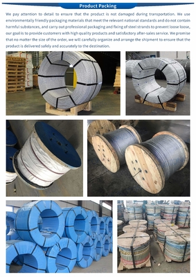 Χωρίς κράμα 1x7 Διαμέτρου ASTM A 475 Υψηλής τέντωσης Ζυγισμένο 7 σύρματος 0,33mm ατσάλινη ράβδος Ζυγισμένο σύρματος ατσάλινου
