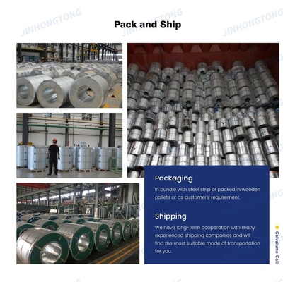Συνηθισμένο υλικό βιομηχανίας Spangle DC51D AZ150 Hot Dip Aluzinc Roll 55% Al-Zn Steel Coil με πιστοποιητικό GS