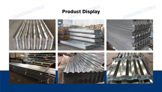 SGCH βαθμός 5mm πάχος Custom Hot Dip Zinc Coated CGI κυματοειδής γαλβανισμένο χάλυβα οροφή φύλλο κεραμίδιο για το μέγεθος / πάχος