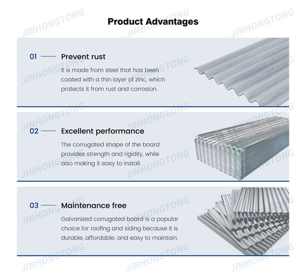 SGCH βαθμός 5mm πάχος Custom Hot Dip Zinc Coated CGI κυματοειδής γαλβανισμένο χάλυβα οροφή φύλλο κεραμίδιο για το μέγεθος / πάχος