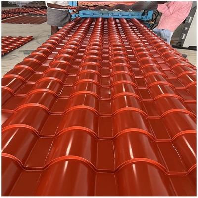 AISI/ASTM/JIS/EN/GB Standard Ppgl Χρωματικά επικαλυμμένα γαλβανισμένα χαλύβδινα φύλλα οροφής για εξατομικευμένες οροφές πλάτους γκρι χρώματος