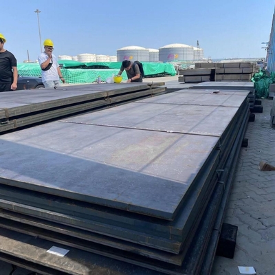 Πλάκα από χάλυβα Q235 3 mm 4 mm θερμά ελαστικό για πλακάκια εμπορευματοκιβωτίων σε μη κράμα