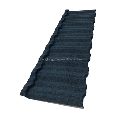 1340*420mm Αντι-διάβρωση AZ 150g πέτρα επικαλυμμένα μεταλλικά κεραμίδια στέγης με εξατομικευμένα χρώματα κατασκευασμένα