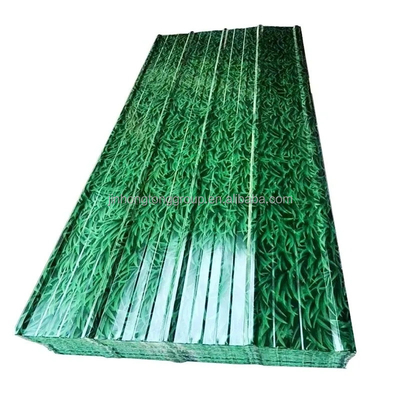 SGCC/SGCD/SGCE DX51D DX52D S250GD S280GD Προχρωματισμένα γαλβανισμένα κυματοειδή φύλλα οροφής