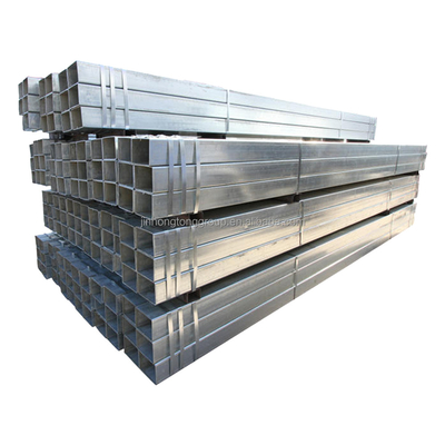 ASTM Ζινκ Coated Q195 Q235 Q345 Ζεστό βουτηγμένο Ζυγισμένο Χάλυβα Τύπος τετραγωνικό τμήμα ορθογώνιο Gi σωλήνα τετραγωνικό κούφιο τμήμα