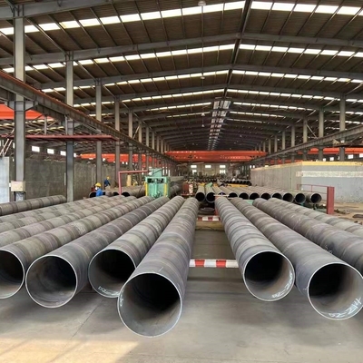 100mm 120mm Erw συγκολλημένος μαύρος στρογγυλός σωλήνας χάλυβα Διορατικότητα ± 1% σχήμα τμήματος Στρογγυλός A312 A53 Χάλυβα άνθρακα συγκολλημένος σωλήνας