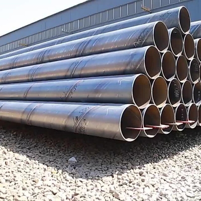 100mm 120mm Erw συγκολλημένος μαύρος στρογγυλός σωλήνας χάλυβα Διορατικότητα ± 1% σχήμα τμήματος Στρογγυλός A312 A53 Χάλυβα άνθρακα συγκολλημένος σωλήνας