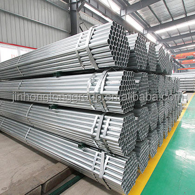 Σιδηρουργική δομή ASTM A36 Q235 Στρογγυλό Ζυγισμένο Σιδηρουργικό σωλήνα με πιστοποιητικό CE και επικαλυμμένο με ψευδάργυρο 200-700g/μ2