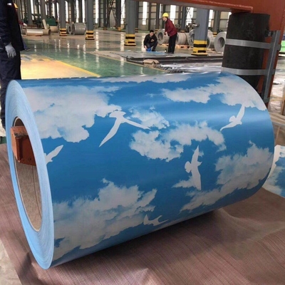 PPGI Ζυγισμένο ατσάλι Coil χρώμα επικαλυμμένο ASTM πιστοποιημένο 1000mm 1250mm πάχος προσαρμοσμένο Coil ID 508/610mm