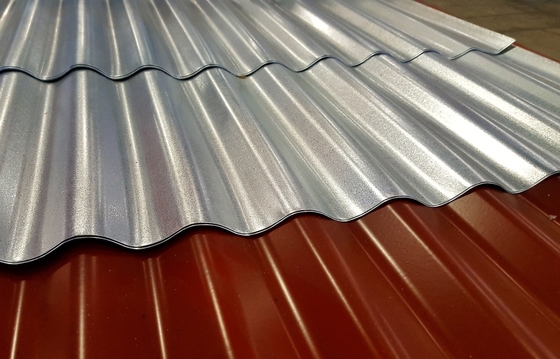 1 mm παχιά αντισάπανση Plain/Color Coated Αλουμινίου οροφή κυματοειδής γαλβανισμένη φύλλα οροφής για οικοδομικό υλικό ανθεκτικό