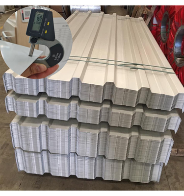 1 mm παχιά αντισάπανση Plain/Color Coated Αλουμινίου οροφή κυματοειδής γαλβανισμένη φύλλα οροφής για οικοδομικό υλικό ανθεκτικό