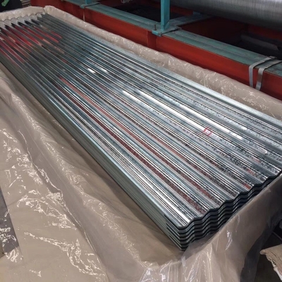 Κανονική Σπαγκλ galvanized κυματοειδής μεταλλική οροφή φύλλο DX51D Gi φύλλο χάλυβα οροφή με ανθεκτικό σε καιρικές συνθήκες σχέδιο