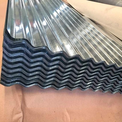 0.1-1MM πάχος Z30/Z275 28μετρικό Ζυγισμένο φύλλο Μεταλλική οροφή κυματοειδές φύλλο χάλυβα με ψευδάργυρο Ζυγισμένο και πρότυπο ASTM