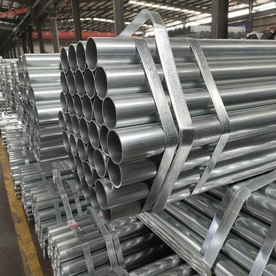 ASTM/AISI/SGCC/CGCC/TDC51DZM/TDC52DTS350GD/TS550GD/DX51D Z Q195-q345 Ζυγισμένοι προφυλακτικοί σωλήνες χάλυβα για σκαλωσιά