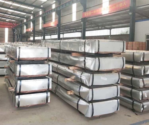 ±1% ανοχή PPGI Coil Wave Tile GI κυματοειδές χαλύβδινο φύλλο για προχρωματισμένο γαλβανισμένο σιδερένιο φύλλο οροφής