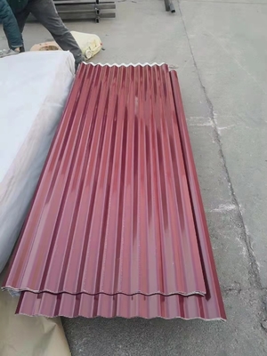 Τυποποιημένη συσκευασία Dx51d DX52d Z AZ30 Z275 Ζυθοποιημένο χαλύβδινο φύλλο για την οροφή Dx53D Z150 24 μεγέθους 28 μεταλλικό φύλλο για την οροφή