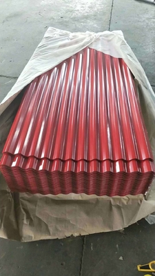 Τυποποιημένη συσκευασία Dx51d DX52d Z AZ30 Z275 Ζυθοποιημένο χαλύβδινο φύλλο για την οροφή Dx53D Z150 24 μεγέθους 28 μεταλλικό φύλλο για την οροφή
