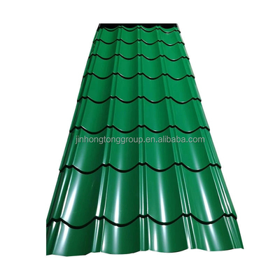 0.25-1.6mm πάχος Προχρωματισμένο PPGI/PPGL Ζυγισμένο χάλυβα οροφή φύλλο μετάλλου για και Z30-Z40 Επιχρίσεις