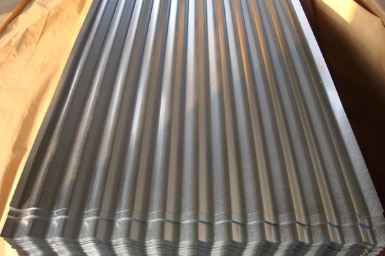 2001-3600mm μήκος GI κυματοειδής οροφή Ζινκ επικαλυμμένο γαλβανισμένο φύλλο περιτύλιγμα για τοίχους και εφαρμογές οροφής