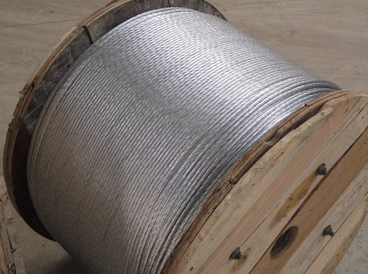 Saling 6x19WS IWRC 6x19WS FC Μη γαλβανισμένα/θερμό βουτηγμένα γαλβανισμένα καλώδια σιδηροδρόμου από χάλυβα για απαιτήσεις πελατών θαλάσσιου μήκους