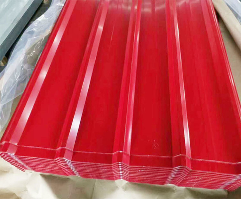 20-275g/m2 Ζινκ επικαλυμμένα 5mm Ζυθοποιημένα κυματοειδή φύλλα οροφής Ιδανικά για θερμοκήπια και ανθεκτική απόδοση