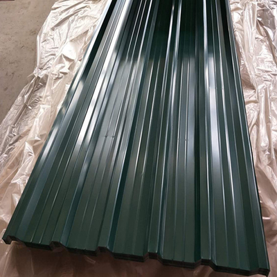 26 Gauge Blue Color Coated Prepainted Cold Rolled Metal Corrugated Steel Roofing Sheet Κατάλληλο για διάφορες εφαρμογές