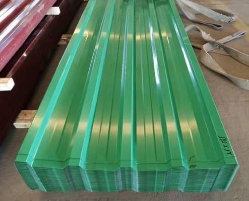 Δείγμα Ελεύθερα PPGI 0.2mm THK SGHC CGCC DC51D Προσαρμοσμένα χρώματα Ζυγισμένα φύλλα οροφής Ζυγός επικάλυψη Χάλυβα φύλλα οροφής