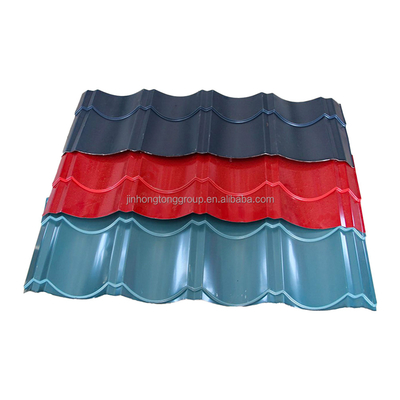 Δάχος 0,2 4 mm Χρωματιστή επικάλυψη 4ft x 8ft κυματοειδής γαλβανισμένο χαλύβδινο φύλλο για την οροφή SGCC/CGCC/DX51D Z/Q195-Q345