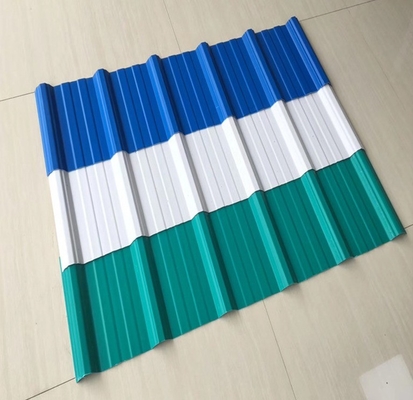 Δάχος 0,2 4 mm Χρωματιστή επικάλυψη 4ft x 8ft κυματοειδής γαλβανισμένο χαλύβδινο φύλλο για την οροφή SGCC/CGCC/DX51D Z/Q195-Q345