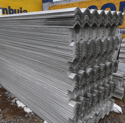 Τ σχήμα 0,2 έως 1,0 mm GI GL Ζυγισμένο χάλυβα Μεταλλική πλάκα Αλουζίνιο κυματοειδή κεραμίδια στέγης Standard ASTM Processing Service