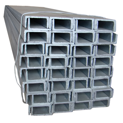 A36 SS400 U σχήμα C προφίλ Purlin U Channel Steel για εφαρμογές κατασκευής κτιρίων
