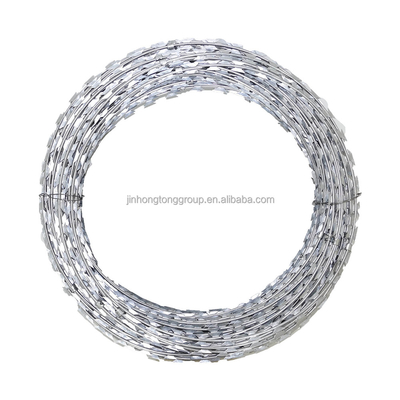 Ζυγισμένο Razor Wire Mesh Φράχτης με Χαρακτηριστικά υψηλής αντοχής στη τέντωση Wire Cross Razor Type και Anti Climb Spikes
