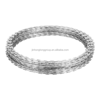 Ζυγισμένο Razor Wire Mesh Φράχτης με Χαρακτηριστικά υψηλής αντοχής στη τέντωση Wire Cross Razor Type και Anti Climb Spikes