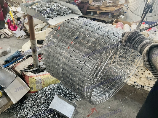500mm Διαμέτρου Φίδι Razor Wire Σιδηρούν Wire Concertina Razor Type Cross Razor Anti Climb Blade Σκανδινωπό σύρμα 304 ανοξείδωτου χάλυβα
