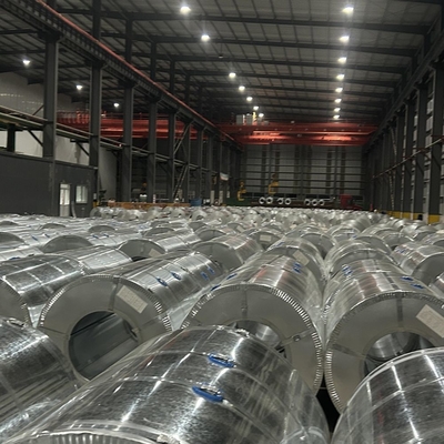 0.12-4mm πάχος Z275 Ζυγισμένα περιτυλίγματα χάλυβα για την κατασκευή κυματοειδών φύλλων σε Dx51d Dx52d Dx112d G300