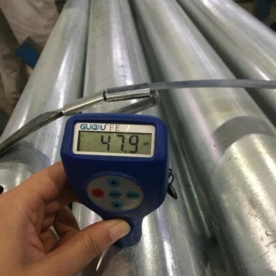 Δομή κατασκευής Astm S235 48.3mm Ζυγισμένος σιδηρουργικός στρογγυλός σωλήνας με μήκος 12M