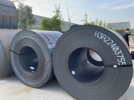 Κατηγορία Ss400 Q235 Q355 A36 Grade50 S235jr 1.2mm 1.5mm 1.1mm έως 12mm Soft HRC Ms Black Carbon Hot Rolled Strip Slite Steel Coil για πλάκα εμπορευματοκιβωτίου