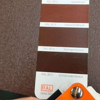 0.45mm PVDF Επιφάνεια PPGI Coil Λευκό χρώμα ξύλινο σπόρο εκτυπωμένο PPGI Steel Coil Κατασκευή με 5-7 μικρών χρώμα πίσω