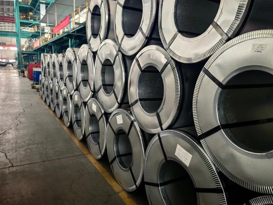 55% Περιεκτικότητα σε αλουμίνιο Galvalume Steel Coil για τη βιομηχανία οικιακών συσκευών ASTM AISI JIS DIN GB Standard 0.12-3.0 mm πάχος