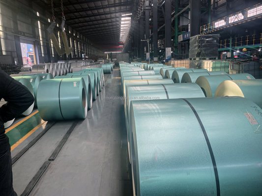 Ατσάλι Galvalume Coils Az150 Galvalume Coil Steel για πλάτος 1000/1250/1500mm και προσαρμοσμένο βάρος 3-5 τόνων