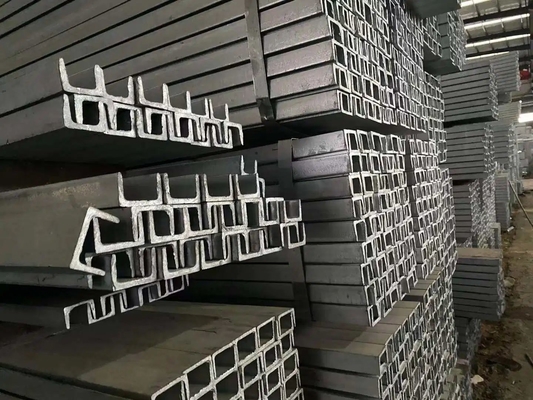 CIF/CFR/FOB/EX-WORK Χρονοδιάγραμμα Χάλυβα άνθρακα U-Channel για σύστημα υποστήριξης ASTM πρότυπο Q235 Q345 SS400 0,8 mm-3,0 mm πάχος