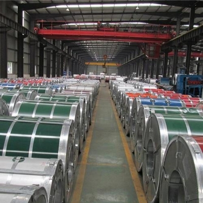 PVDF HDP επιφάνεια PPGI χρώμα επικαλυμμένο προχρωματισμένο γαλβανισμένο χαλύβδινο περιτύλιγμα 0,4mm PPGI περιτύλιγμα για όφελος