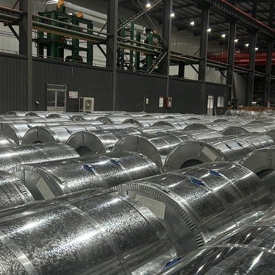 Υπηρεσία κοπής 90g Ζυγισμένο ατσάλι Q235 1.6*1220mm Ζεστό βουτηγμένο Ζυγισμένο χαλύβδινο φύλλο σε κυλίνδρους AZ150 G550