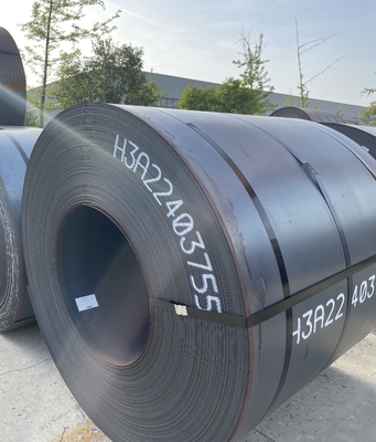 Q195 Q215 Q235 Q255 Q275 Q355 Ss400 Ζεστό τυλιγμένο περιτυλίγμα από χάλυβα άνθρακα με δερματικό διάβα και πρότυπο BS EN GB AiSi ASTM DIN JIS