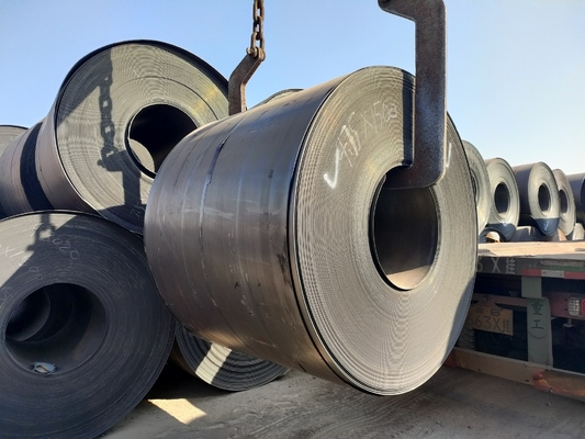 Q195 Q215 Q235 Q255 Q275 Q355 Ss400 Ζεστό τυλιγμένο περιτυλίγμα από χάλυβα άνθρακα με δερματικό διάβα και πρότυπο BS EN GB AiSi ASTM DIN JIS