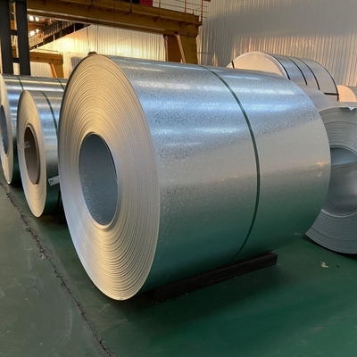 0.25mm-3mm Dx51d G90 Z60 Regular Spangle Color Coated Galvanized Steel Coil με GB Standard