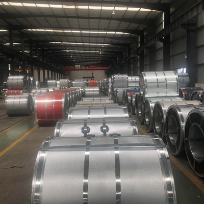 0.25mm-3mm Dx51d G90 Z60 Regular Spangle Color Coated Galvanized Steel Coil με GB Standard