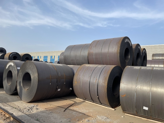 Δάχος 0,35-200mm Skin Pass Ναι Astm A36 A53 Q195 S235jr Q235 Q345 2mm 4mm 6mm 10mm Χάλυβα Χάλυβα Μαύρο Ρολ Ζεστό Ελαφρύ MS Carbon Steel Coil