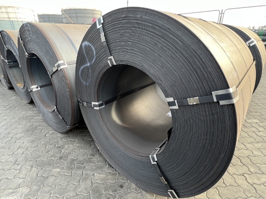Δάχος 0,35-200mm Skin Pass Ναι Astm A36 A53 Q195 S235jr Q235 Q345 2mm 4mm 6mm 10mm Χάλυβα Χάλυβα Μαύρο Ρολ Ζεστό Ελαφρύ MS Carbon Steel Coil